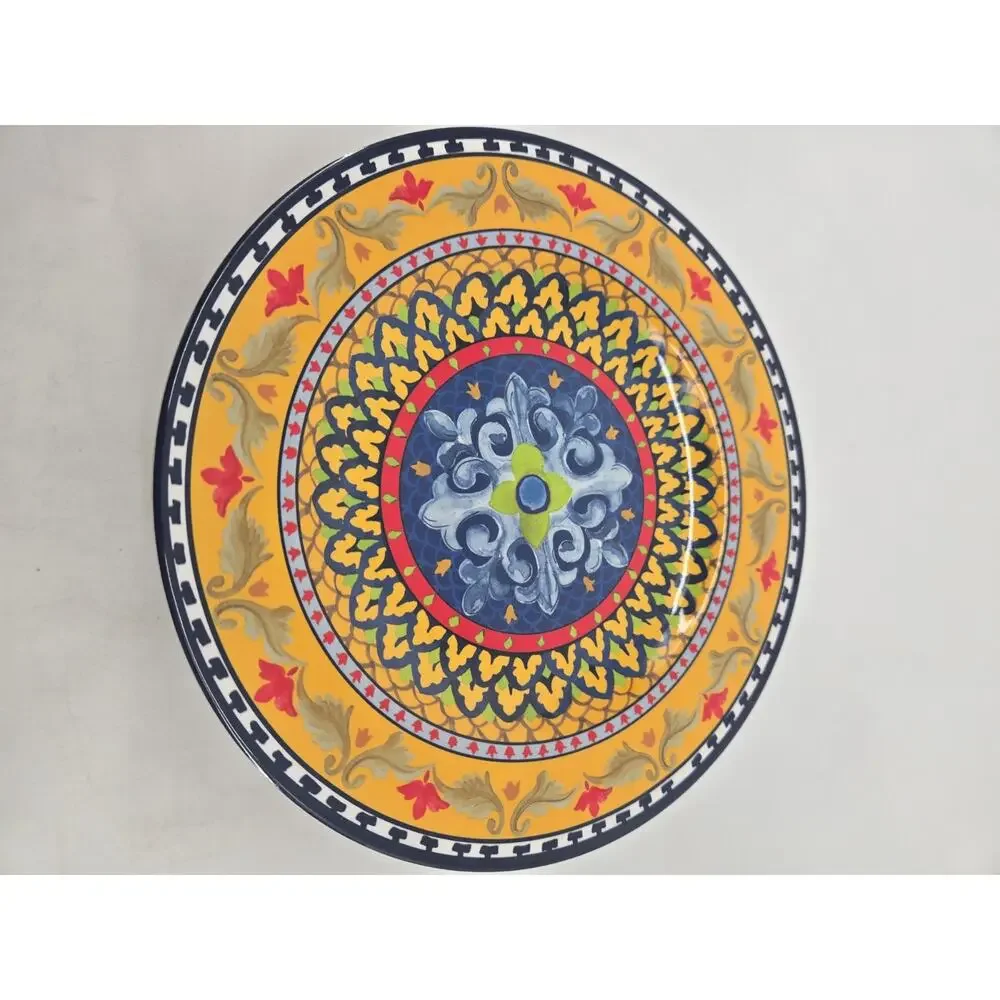 4 Williams Sonoma Sicily Melamine Salad Plates 8.5
